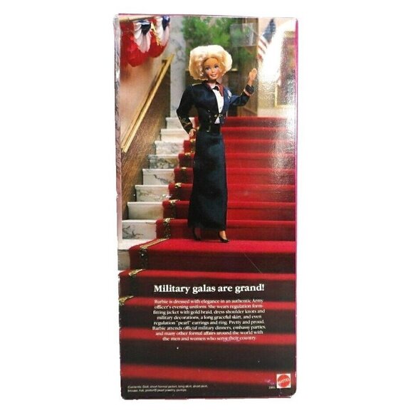 Army BARBIE doll American Beauties Collection MATTEL 1989 NEW, BOX DAMAGED - Picture 2 of 2